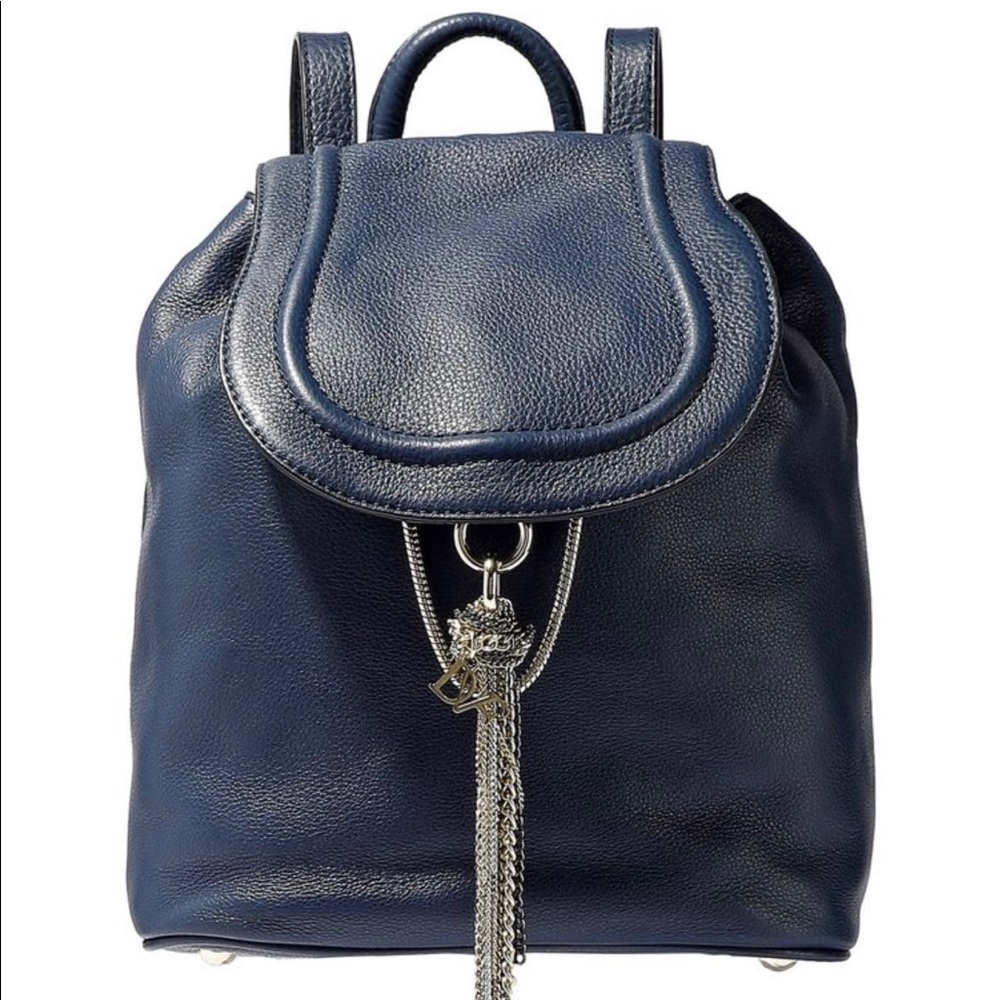 Diane Von Furstenberg Woman Navy Backpack